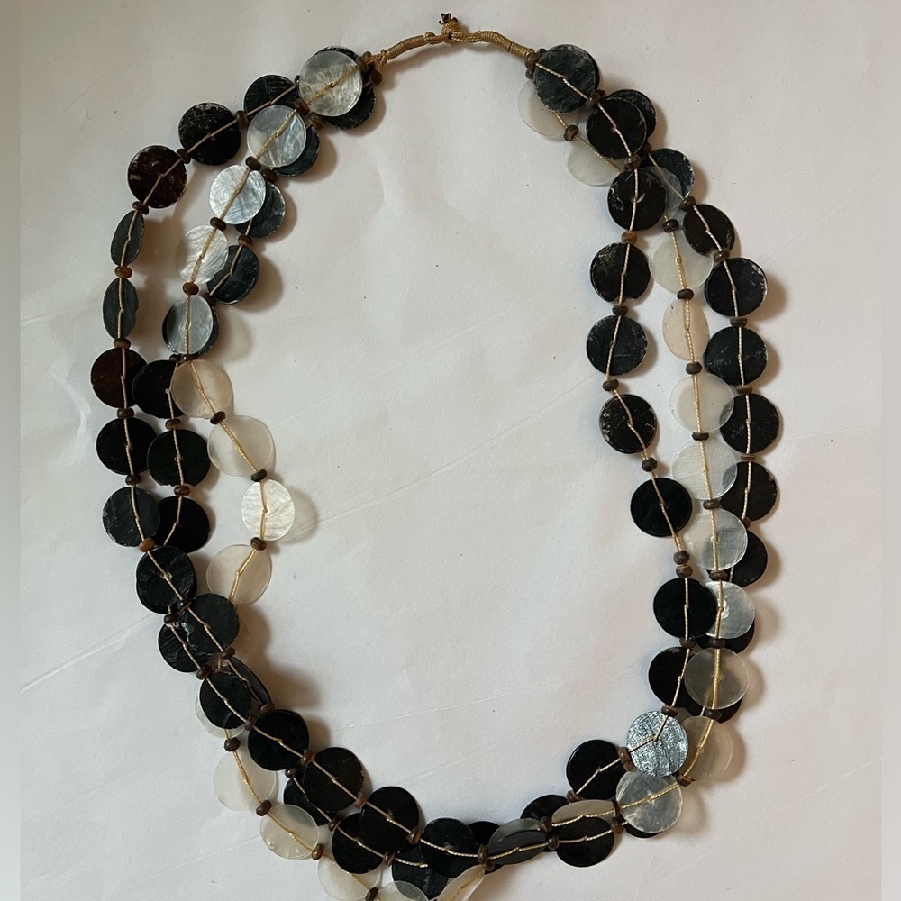 Shell necklace purchased in Greece